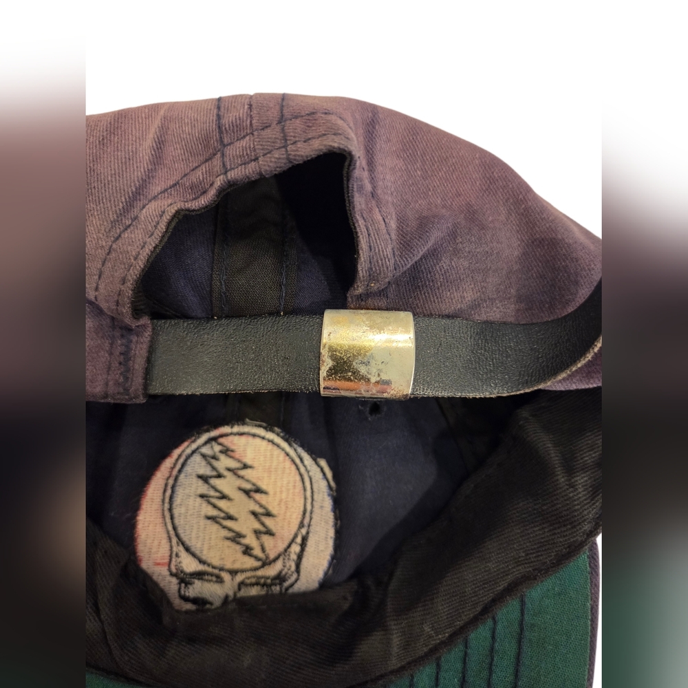 Vintage 90s Grateful Dead Dad Hat Rare Leather Strap Made In USA - Picture 5 of 5
